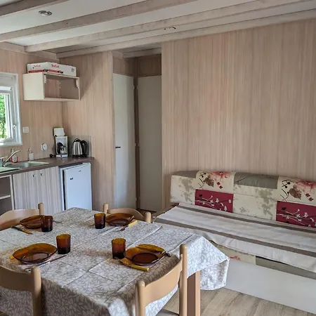 Mobil-home Moderne Dans La Nature D'auvergne - Fr-1-814-134 Chalé Égliseneuve-dʼEntraigues